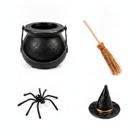 Halloween Witch Cauldron Decorative Witch Cauldron Spooky Atmosphere