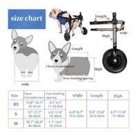 Dog Recovery Wheelchair Stable Rear Leg Support Mobility Aid Shock-Absorbing