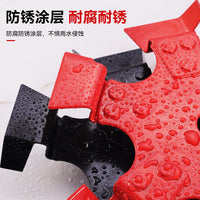 高硬度加厚省力小型锰钢开沟轮 黑色小号汽油割草机配件松土轮
