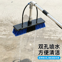 光伏板清洗刷通水刷玻璃幕墙门头广告牌喷水清洁刷伸缩杆配套清洁