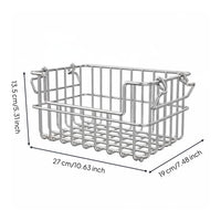 Stainless Steel Wire Basket Rust-Resistant Finish for Cabinet