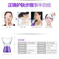 香薰热喷蒸脸器补水仪加湿器面部喷雾仪美容仪蒸脸仪家用批发 欧规