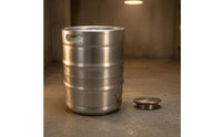50L Beer Keg Handhold Openings Stainless Steel Keg Silver Drink Storage