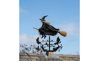 Rotating Witch Wind Wind Spinner Kinetic Witch Wind Spinner with Stake Outdoor Garden Stake Ornament Gothic for Homeowners