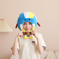 Cartoon Plush Face Mask for Sports Events and Parties