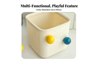 Lidded Compartment Box Compartmentalized Makeup Organizer particle-proofprotective for Students