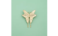 Alloy Material DIY Inlay Brooch Finding Elegant Design Hollow Butterfly Pin Base Metal Brooch Blank for Crafters