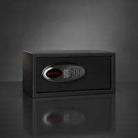 Compact Steel Safe with Keypad Matte Digital Lock Box for Hotel Rooms