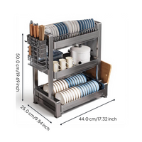 Rustproof stainless steel dish rack