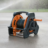 Water Hose Reel Carrier Easy Winding Garden Hose Reel Carrier Heavy Duty Frame