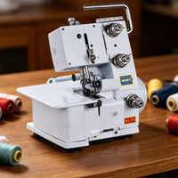 Desktop Overlock Stitching Device Seam Finishing Three-Thread Overlock Machine Compact Home Appliance for Thick Textile