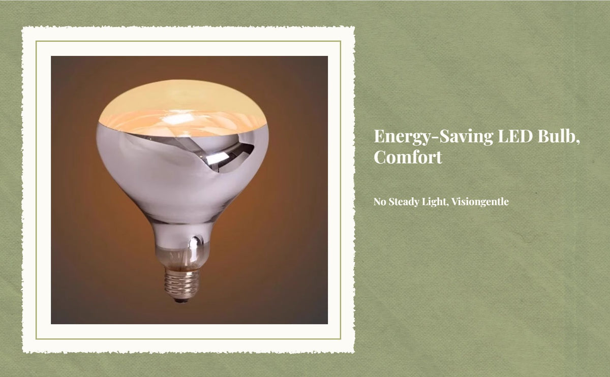 LED heat lamp, explosion-resistant E27