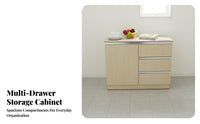 Multi-Functional Kitchen Storage Cabinet Easy to Clean Kitchen Storage Cupboard Versatile Use Sideboard Buffet Cabinet Sturdy Construction for Homeowners, Families, Apartment Dwellers, Entryway, Hallway, Home Bar