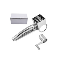 Hand Crank Cheese Grater Manual Cheese Grater Rotary Grater Cheese Shredder with Handle Stainless Steel Construction Suitable for Kitchen Use Cooking