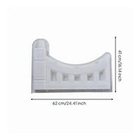 Flower Bed Border Form Reusable Lawn Border Form Easy Release Cement Border Form for Gardeners, Park, Yard, Walkway