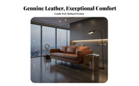 Light Luxury 3-Seater Minimalist Sofa Nordic Aesthetic Couch Modern design Household Furniture Sleek silhouette for Apartment Dwellers, Interior Designers, Business Owners, Living Room, Office, Boutique, Reception Area