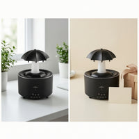Umbrella Humidifier Decorative Rain Vapor Humidifier Vaporizer Compact Mist Maker Modern for Bedroom, Living Room