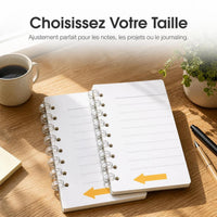 American Splatter Animal B5 Loose-Leaf Notebook for Students, Detachable Ring Coil, Thickened A5 Diary