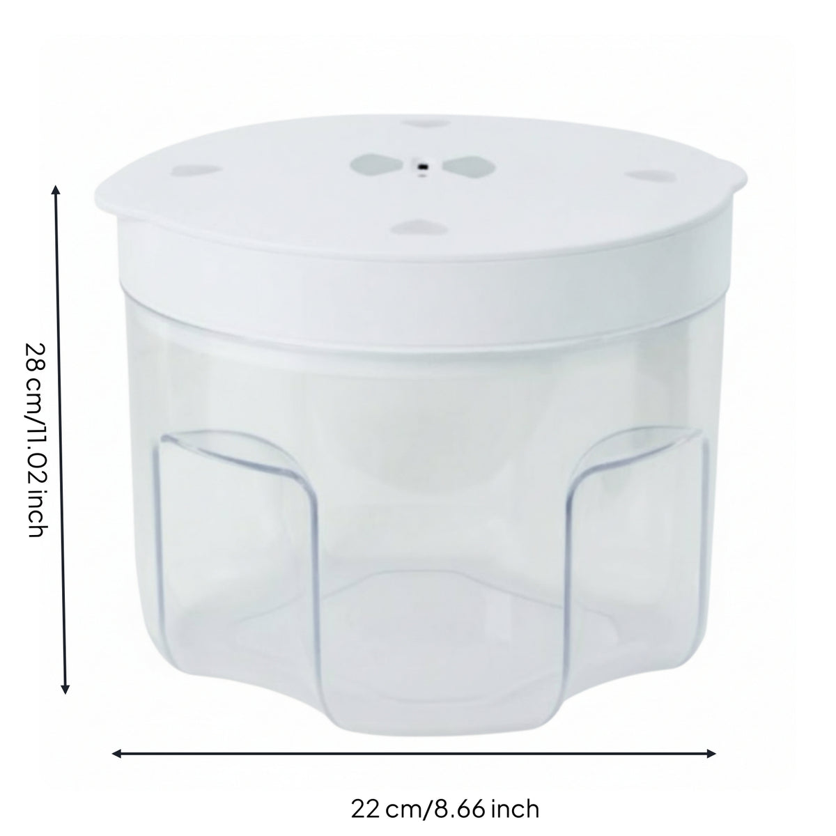 Transparent Resin Degassing Chamber Cylindrical Degassing Chamber with Lid Bubble-Clear Compact for Hobbyists, Crafters, Workshops, Studios