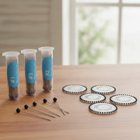 300 Pieces Pins with Tubes Resistant Display Pins with Round Heads Entomology Supplies for Entomologists, Hobbyists