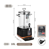 Automatic Steam Tea Brewer Fast Boiling Electric Tea Brewer Beverage Warmer Dispenser Boil-Dry Protection for Restaurant