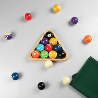 Long-Lasting 9-Ball Rack Polished Edges 9-Ball Geometric Rack Commercial Grade Billiard Racking Frame Reinforced Corners