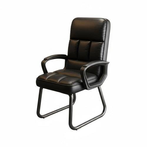 Arched Back Chair Comfortable Managerial Chair Long Sitting Furniture for Home, Workroom