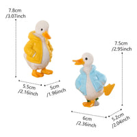 跨境Cute little duck ornament农场鸭夫妇摆件桌面花园庭院装饰