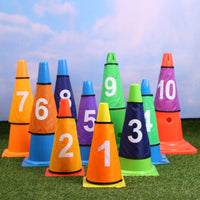 数字套1-10数字标志桶足球训练标志桶数字套障碍物数字标志桶训练