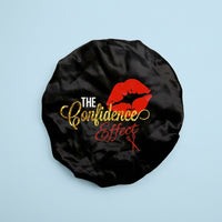 Hair Bonnet for Sleeping Women, Double Layer Satin Cap with Adjustable Wide Band Cover for Curly Protection