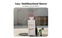 Multi-Purpose Portable Camping Shower Sturdy Handheld Pressure Water Sprayer 7 Spray Modes for Campers, Pet Owners, Outdoor, Travel, Garden