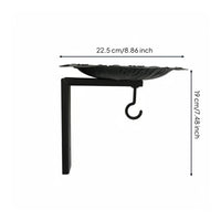 Hanging Bird Feeder Wrought Iron Metal Bird Feeder Weather-Resistant for Patio