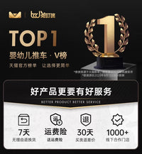 遛娃神器轻便可折叠一键收宝宝高景观溜娃儿童简易小巧婴儿手推车 【兔叮咚X1】小熊白+遮阳棚+坐垫+置物袋+水杯架