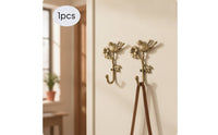 Metal Wall Hook with Bird Motif Rustic Bird Wall Hook Space-Saving for Hallway