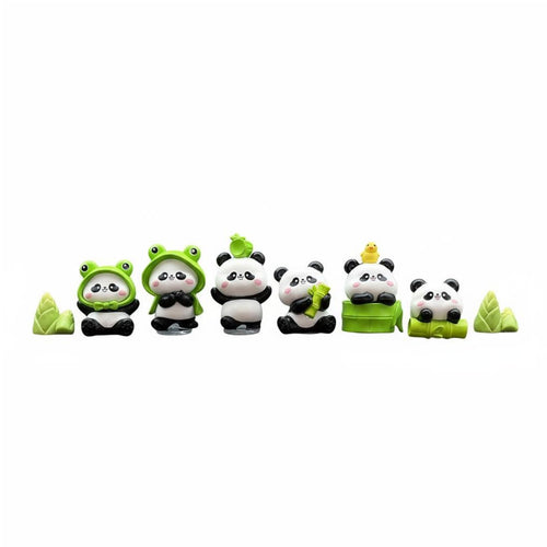 Mini Panda Dashboard Figure Creative Decoration Car Dashboard Panda Figures