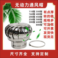 Stainless Steel Non-Powered Roof Ventilator Cap