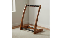 Solid Wood Multi Guitar Rack Hardwood Multi Guitar Stand Stable Space Saving for Music Room