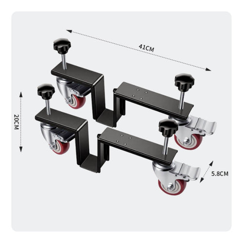 Door Installation Dolly 360-Degree Swivel Casters Heavy Duty Door Roller