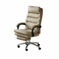 Reclining Office Chair with Footrest High Back Design for Study Room, Executives