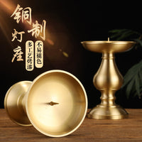 Brass Candle Holder for Home Altar