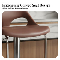 Adjustable rotating Bar Stool Minimalist Design Adjustable rotating Stool Stable Base with Footrest for Interior Designers