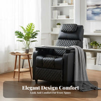 Gaming Sofa on Wheels Reclining Function Computer Chair Breathable Upholstery Integrated Footrest for Internet Cafe, Bedroom