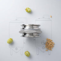 Brewing Hardware Easy Installation 2 Inch Tri-Clamp Bulkhead for DIY Enthusiasts