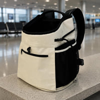 Mesh Pet Backpack Top Handles Backpack Pet Carrier Transparent Panel