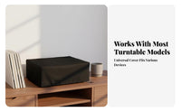 Turntable Dust Cover Dustproof Vinyl Player Cover Scratch Resistant Audio Equipment Protector for Storage