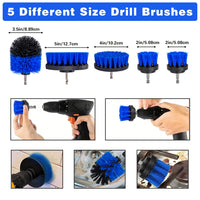 Electric Drill Brush Head 40-Piece Multi-Function Cleaning Detail Gap Brush Car Mop Wash Glove