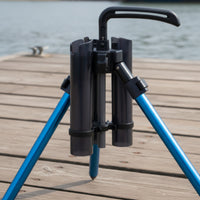 Foldable Pole Holder Stand Portable Tripod Fishing Rod Holder Compact for Anglers