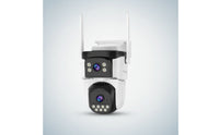 Cellular Triple-Lens Security Camera Motorized Three-Lens Security Camera for Homeowners, Builders, Farmers, Yards, Driveways, Construction Sites, Farms