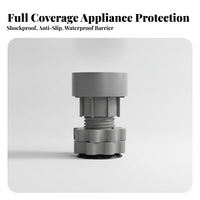 Threaded Anti-Slip Appliance Foot Shock Absorbing Adjustable Appliance Base Stable Household Hardware Noise Reduction for Laundry Room
