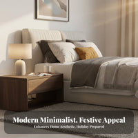 Minimalist Drawer Nightstand Sturdy and Long-Lasting Nightstand with Drawers